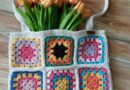 Tuscan tile crochet bag