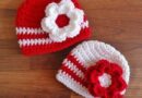 Quick crochet flower hat