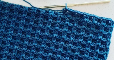 Waffle crochet stitch