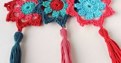 Crochet star tutorial for Christmas tree