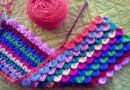 Crocodile stitch in crochet